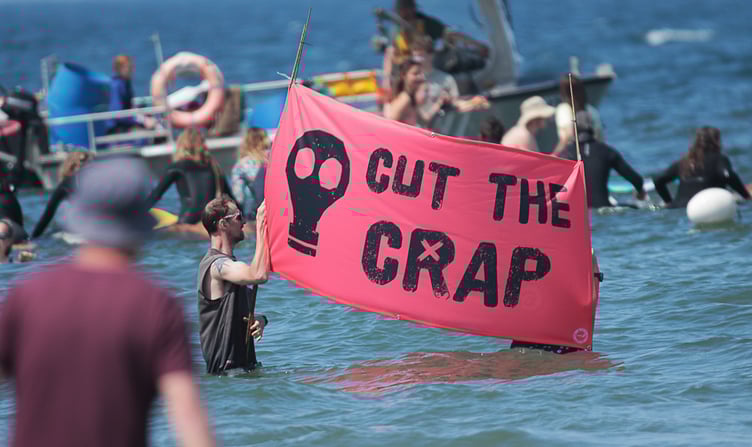 Surfers against Sewage protest
