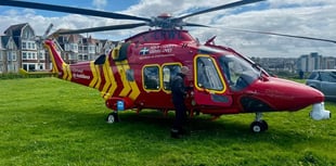 Air ambulance supported in saving lives with £10,000 donation 
