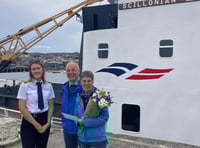 Scillonian welcomes group’s five millionth ferry passenger