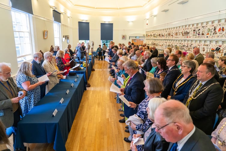 Saltash Mayor Making was well attended