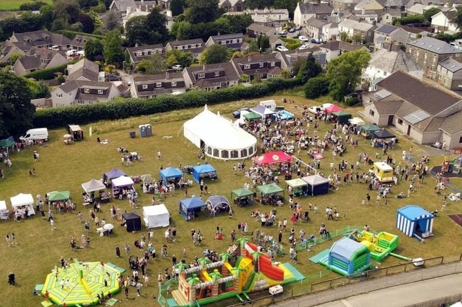 A previous Menheniot Cherry Fayre event