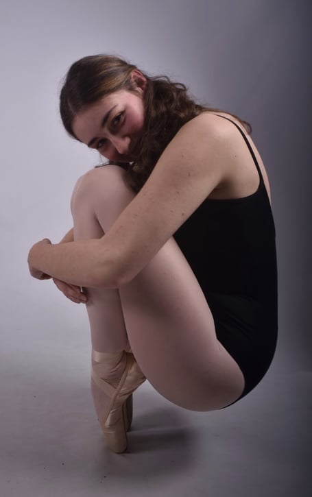 Erin Wilton from Ballaré who received help attending a national drama and arts school