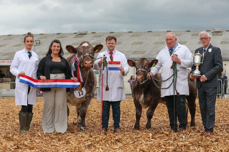 Interbreed Beef Champion with Millie and Boomer Birch