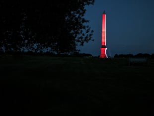 Celebration at Bodmin Beacon offers perfect end to a perfect day