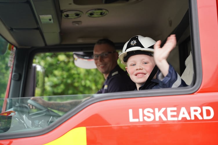 There are plenty of opportunities on offer during Liskeard Carnival Week including the chance to be a 'firefighter'