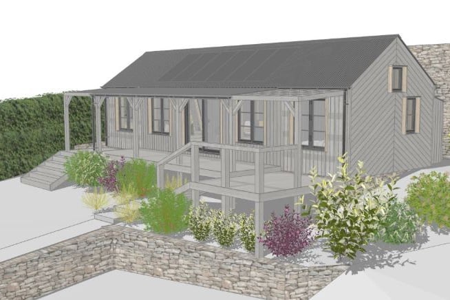 How the replacement chalet would look. (Picture: Cornwall Council)