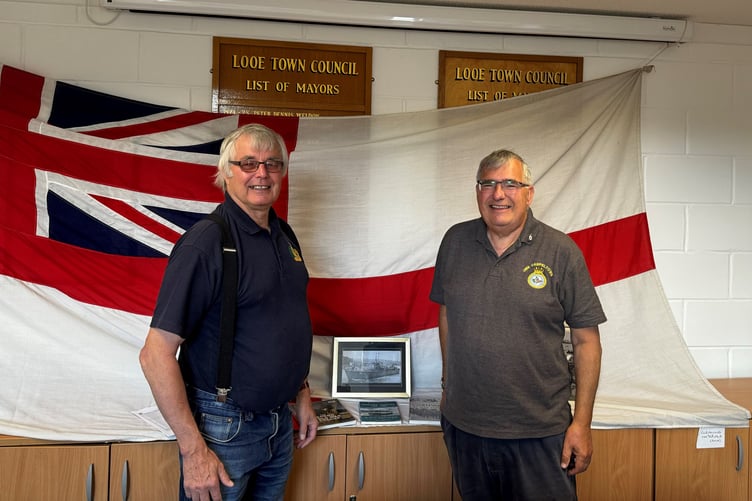 Chris Right and Armand Toms during the coffee morning