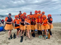 All at sea with annual Looe raft race