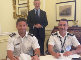 Devon & Cornwall Police sign twinning agreement 