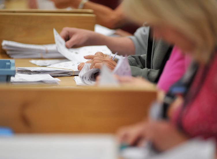 General Election. Newton Abbot count.