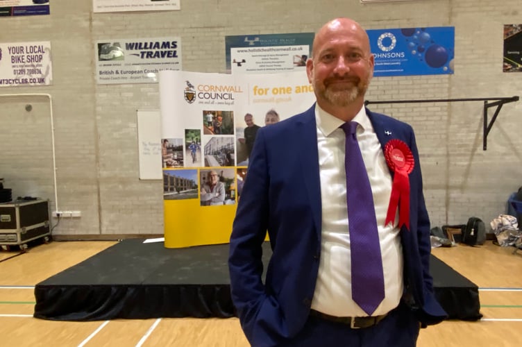 Camborne & Redruth Labour candidate Perran Moon