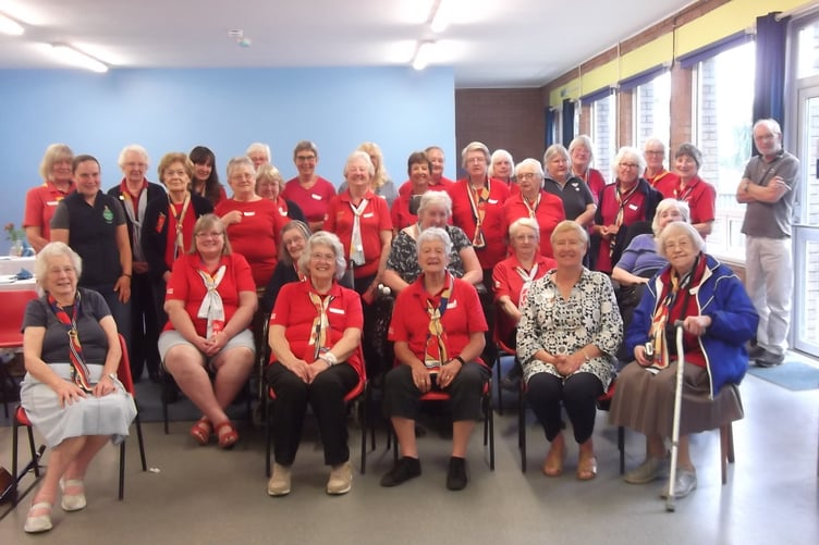 Friendship meal for Trefoil Guilds held at Saltash
