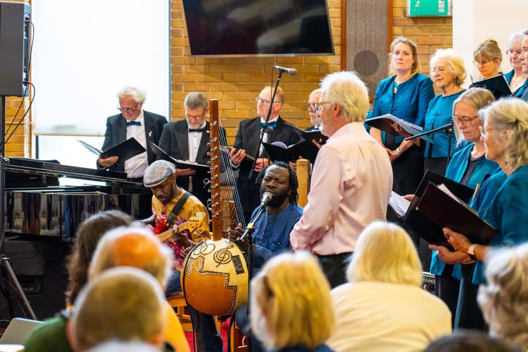 Saltash-based Senegalese musician Diabel Cissokho in concert