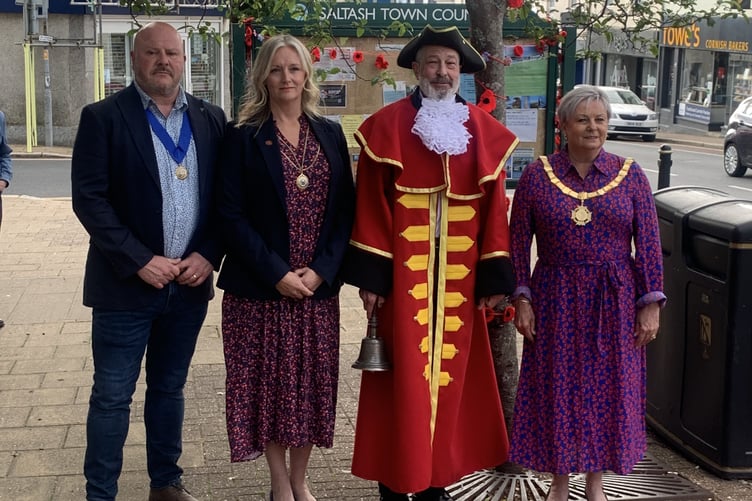Saltash D-Day 80 Town Crier proclamation.