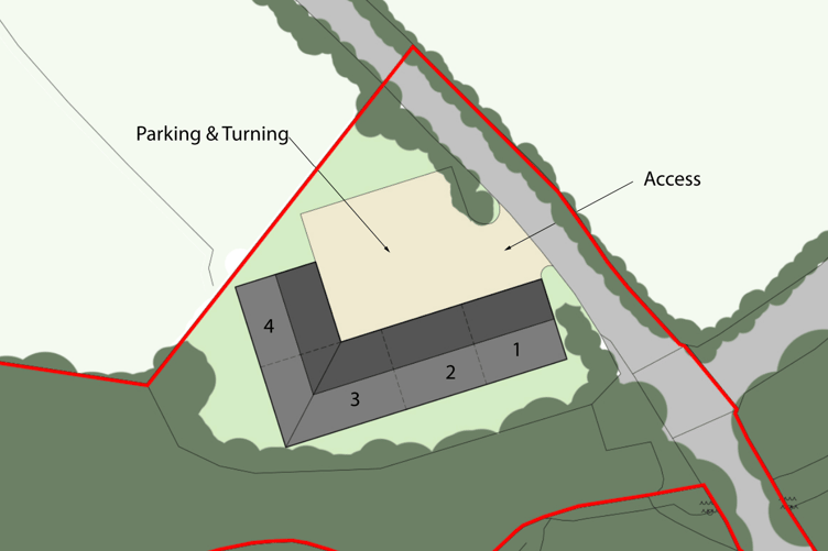The proposed site plan. (Picture: Westward Planning/Cornwall Council)