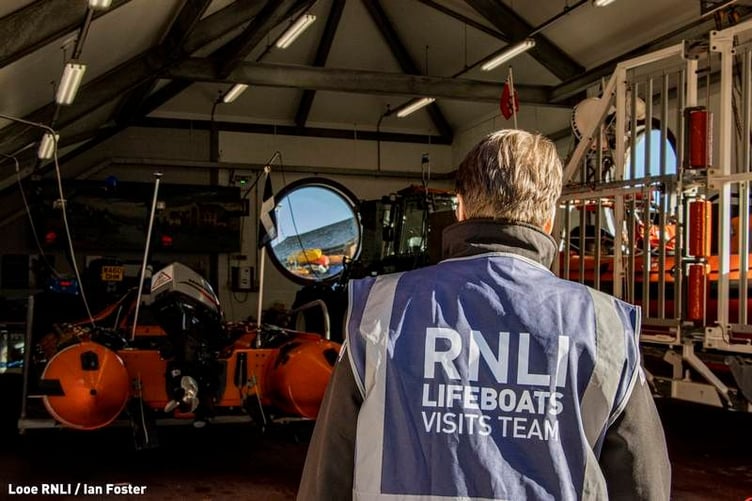 Volunteers are needed to join the RNLI visit's team to be guides for Looe's boathouse.