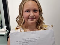 Saltash youngster donates her locks to charity in kind gesture