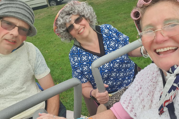 The three friends keeping carnival traditions alive and supporting vital charity work at Bodmin carnival.