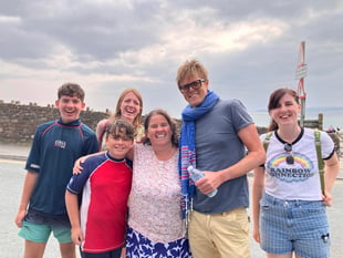 Rubbing shoulders with stars on church outing to the beach
