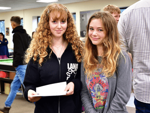 Celebrations at Torpoint Community College amid top GCSE results