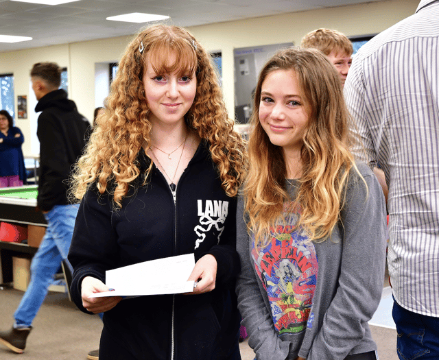 Celebrations at Torpoint Community College amid top GCSE results