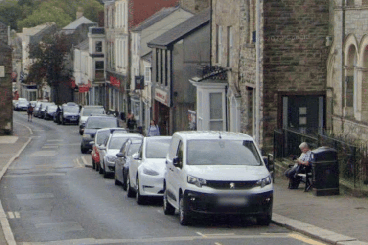 Fore Street in Bodmin, where the assault happened