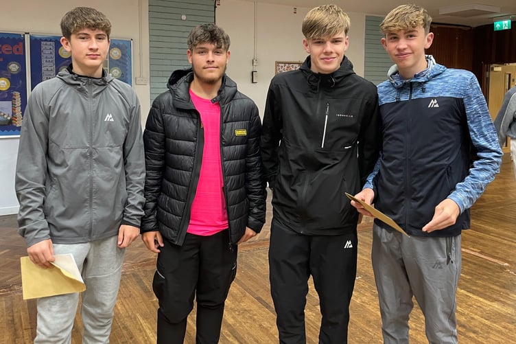 Year 11 cohort celebrate results securing them places at the school's sixth form or other post 16 options.