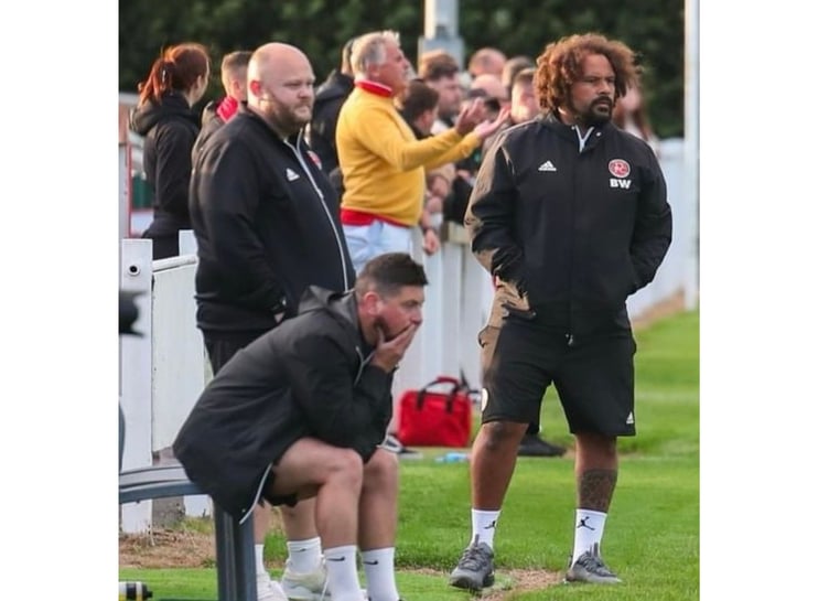 Dobwalls' management team of Adam Castlehouse (seated), Brad Gargett and Ben Washam (right). Picture: Colin Hilton