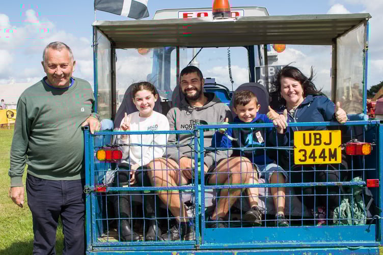 Tractor rides were popular with visitors. (Picture: Chris Bowden)