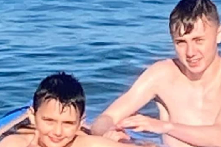 JAY with his little brother Jack