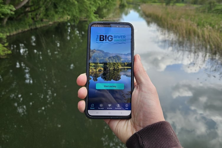 Upload information to the Big River Watch app and watch it realtime on the dashboard at https://theriverstrust.org/big-river-watch-data-dashboard
