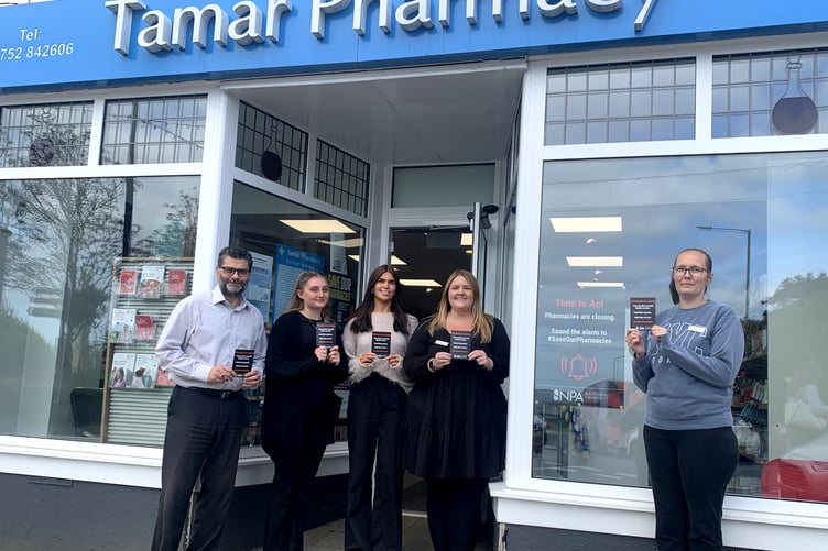Saltash pharmacy owner Jay Anwar will be supporting a day of action on September 19 as national body warns of pharmacy desert.