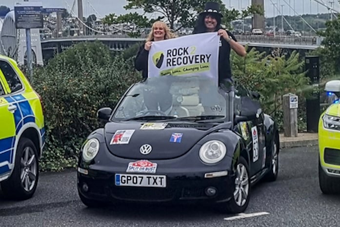 Tim Stevens and his wife Rachel will be travelling in a Volkswagen Beetle nicknamed Ringo.
