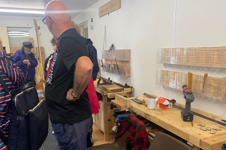 Tools and unused equipment has been donated to the project; recycling and reusing is key part of this project's ethos.