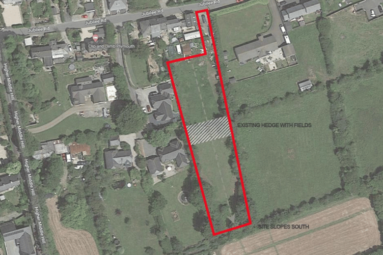 The site location in Pensilva