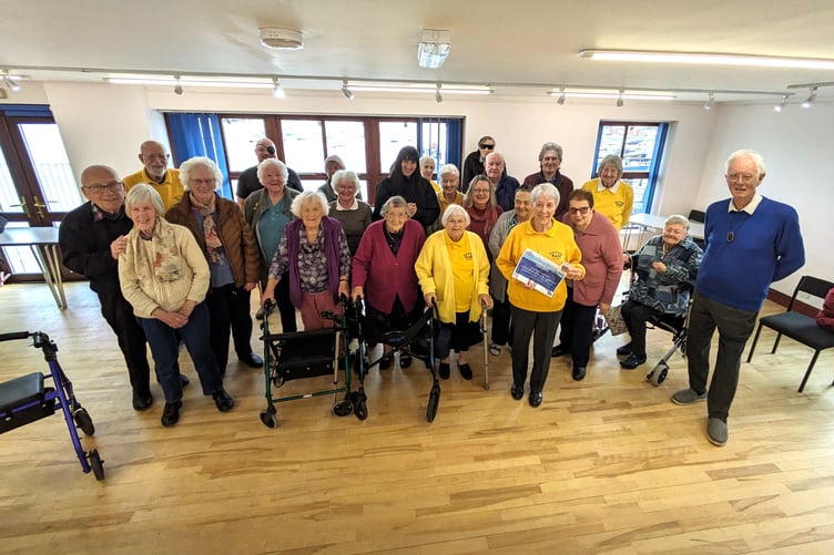 Saltash BAPS members and volunteers pose for a photo after being awarded the Mayor’s Civic Award in 2024.