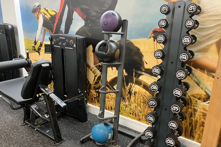 An expanded range of free weights is available in the gym refurbishment which costs £300,000. (Photo credit: China Fleet Country Club)
