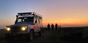 Multi agency nighttime search for missing woman at Blackpool Pit 