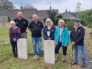 Liskeard war graves restored 