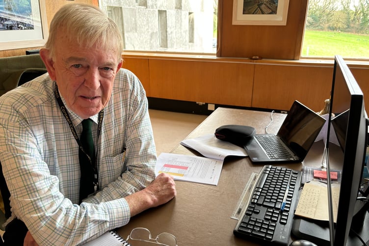 David Harris, Cornwall Council's deputy leader and portfolio holder for resources (Picture: Lee Trewhela/LDRS)