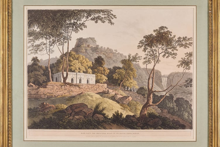 A WORK of art by Thomas and William Daniell is among the pieces to be auctioned