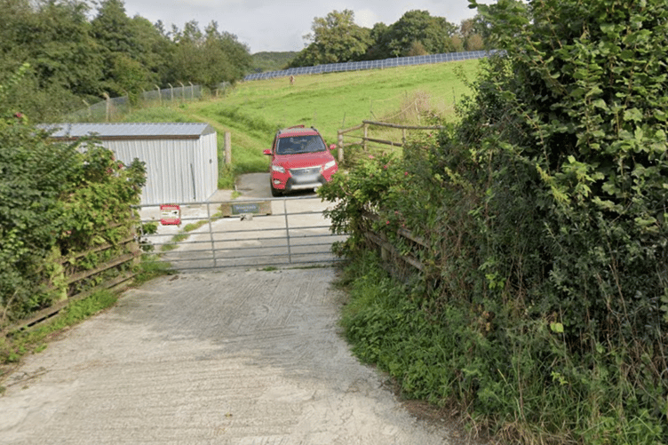 The proposed location of the dwelling on land near Bodmin (Picture: Google)