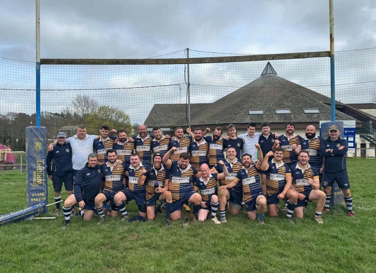 Lankelly Fowey RFC's squad before a recent fixture. Picture: Lankelly Fowey RFC