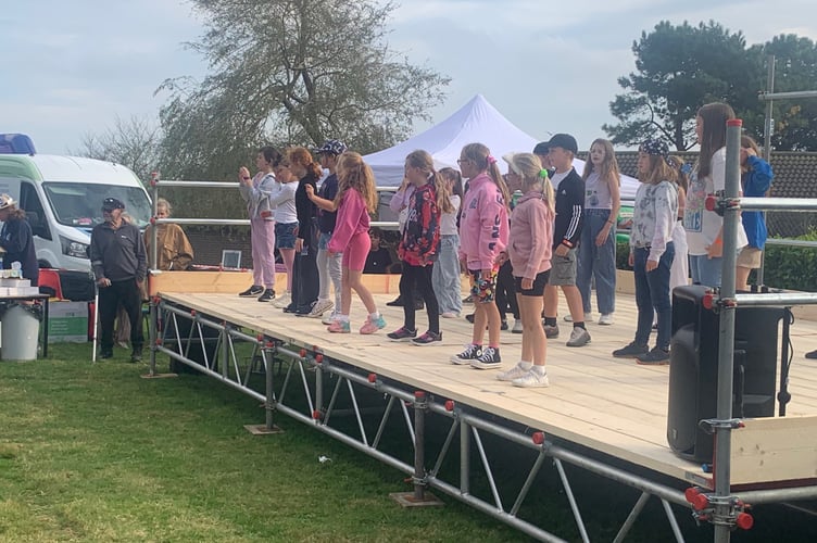 Local children from Looe Community Academy, local dance schools and music groups all took to the stage to entertain the crowds. (Photo credit: Sarah Martin)