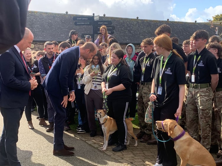 Prince William Duchy College Visit