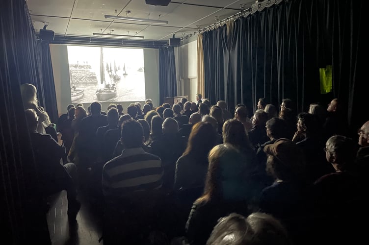 The silent film The Manxman played to a sold out audience in Polperro at their new village hub with its indoor cinema complex. (Picture: James Harrison)
