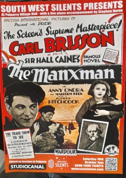 James Harrison brought Alfred Hitchcock’s The Manxman back to Polperro in association with South West Silents. (Picture: Steve Dourass)