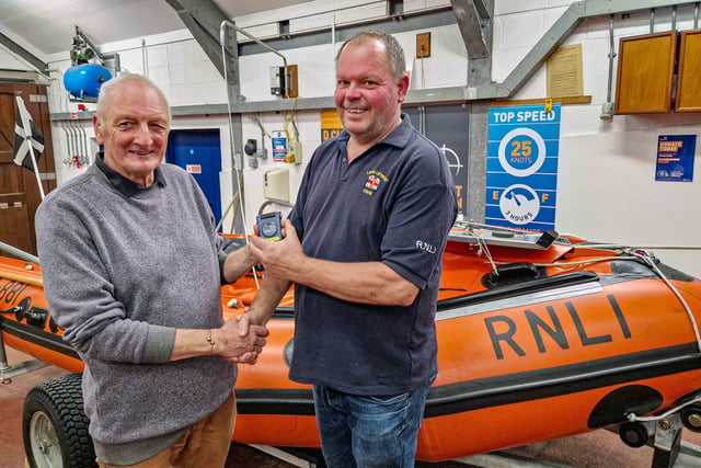 Birthday and retirement party for Looe lifeboat ops manager