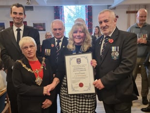 Freedom of Town for Liskeard Royal Naval Association