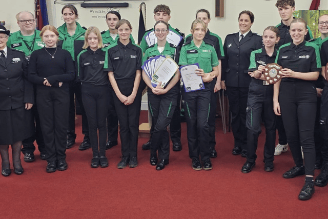St John Ambulance Cadets described as 'exceptional' at awards night